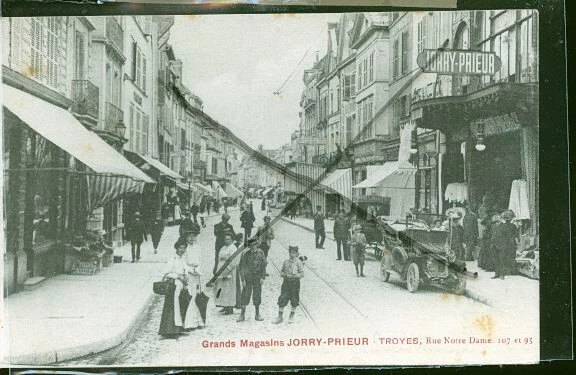 Carte Postale Ancienne CPA 10 Troyes - Grands Magasins Jory Prieur - 1900