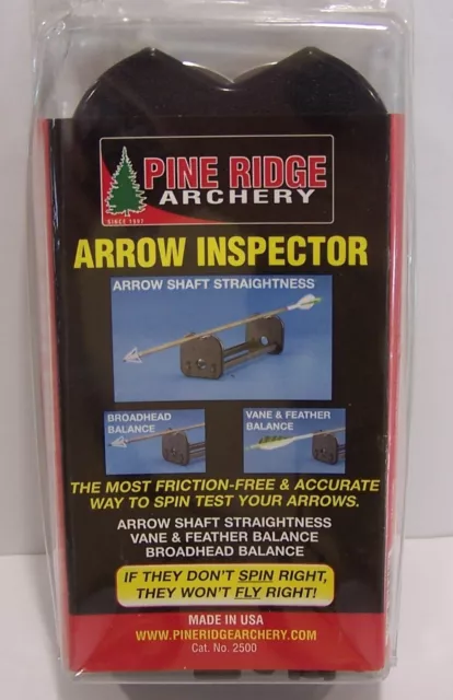 Pine Ridge Archery Arrow Inspector 2500 BLACK Arrow Tester