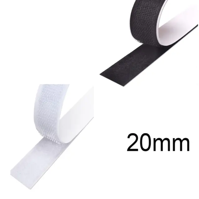 Klettband Set extra stark Hakenband + Flauschband Klettklebeband Klettverschluss