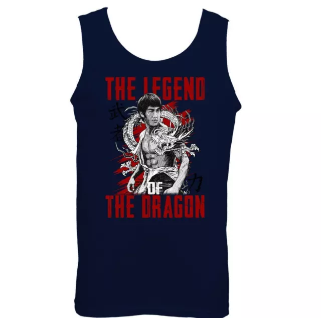 Gilet Legend of the Dragon Uomo Arti Marziali MMA Allenamento Top Palestra 3
