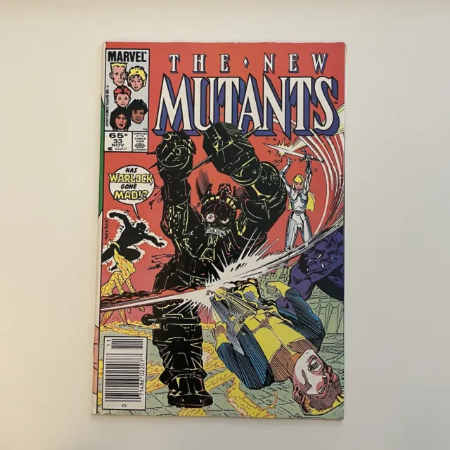 New Mutants #33 - Marvel Comics - Vintage 1985 Comic Book - X-Men