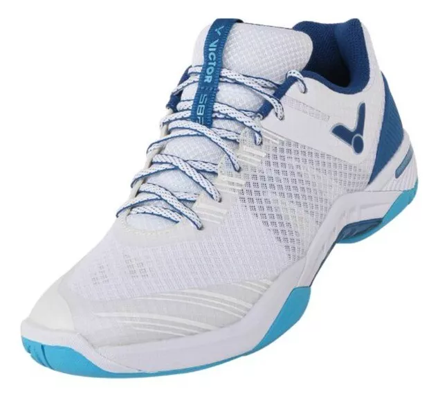 VICTOR S82 AF Badminton Shoes - White / Blue