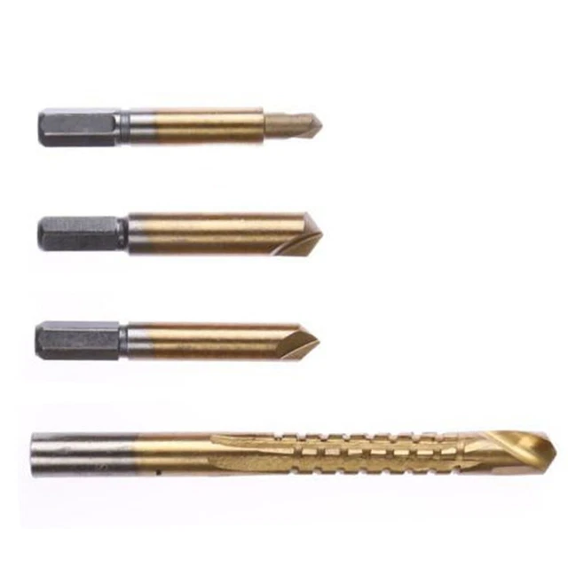 Jeu De 6 Embouts De Perceuse/Visseuse Carrés - Drill Hog® - Faciles à Extraire - Garantie à Vie