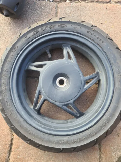 KYMCO  AGILITY RS 125 2019 REAR WHEEL with rwc tyre