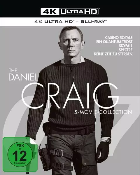 James Bond - The Daniel Craig 5-Movie-Collection  (4K Ultra HD)  (5 BR4K) (+ 5 B