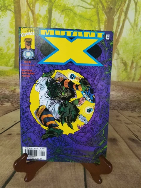 Marvel Comics Mutants x Mackie saltares pepoy #24 Vol 1 Oct 2000 Comic Book