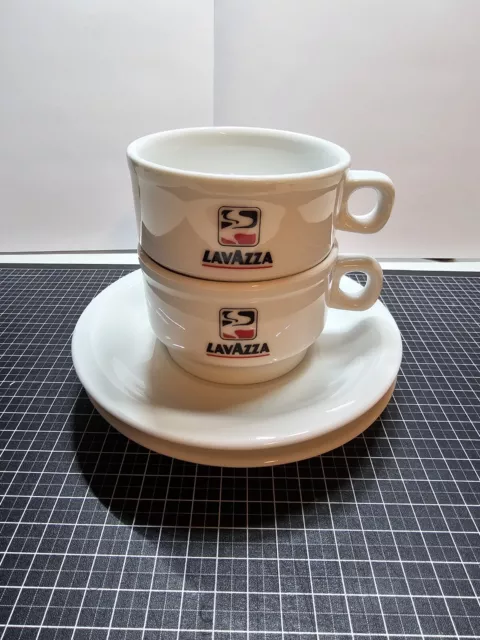 LAVAZZA ESPRESSO KAFFEE TASSEN stilvoll - toll - wie neu- 2 Stck Tassen-...