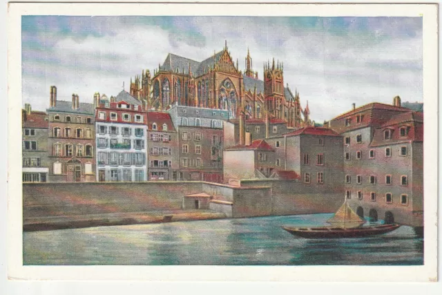 METZ  - Moselle - CPA 57 - La Cathedrale - vue 6