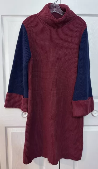 Anthropologie Callahan Duffy Colorblock Duffy Sweater Dress, Size XS (104)