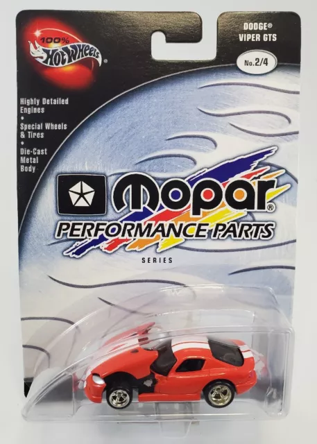 100% Hot Wheels Mopar Performance Parts Series Dodge Viper GTS #2/4 Red 1/64