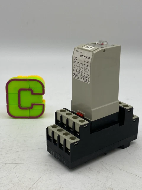 Schneider Electric RHK-412B Latch Relay w/ Base, 24 VDC (Used)