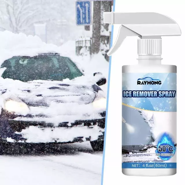 60ML CAR WINDSHIELD Ice-Remover Spray Deicing Deicer Defroster V