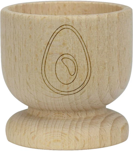 "Taza de huevo de madera ""medio aguacate"" (EC00023824)"