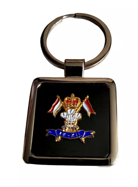 9Th 12Th Royal Lancers Uk Made Veterans Keyring & Gold Plated Badge