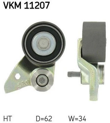 SKF Galet tendeur de courroie de distribution Poulie-tendeur VKM 11207 62mm 34mm