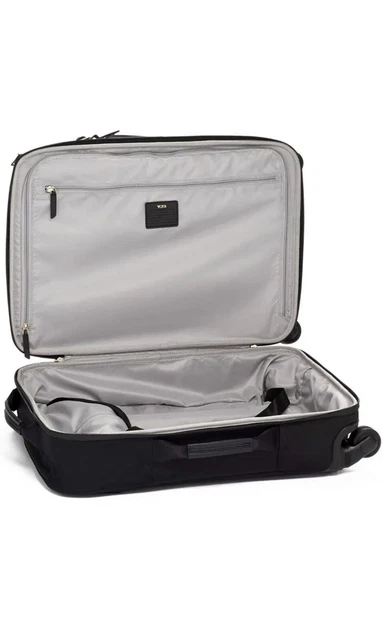 $695  TUMI Voyageur Black/GOLD Leger International Carry-On Luggage Black 22" 2