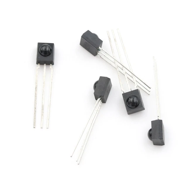 10 Pièces TSOP4838 Récepteur IR Infrarouge 38 KHz - Module DIP-3 - Pour Télécommandes - Neuf