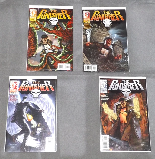 PUNISHER #1-4 Complete Set Lot NM 1998 Marvel Knights Bernie Wrightson MCU