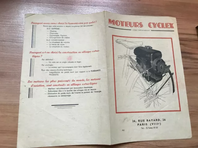Cyclex moteur auxiliaire,  moto ancienne vintage collection