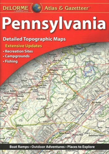 Delorme Atlas &amp; Gazetteer Pennsylvania by Rand McNally 9781946494351 | Brand