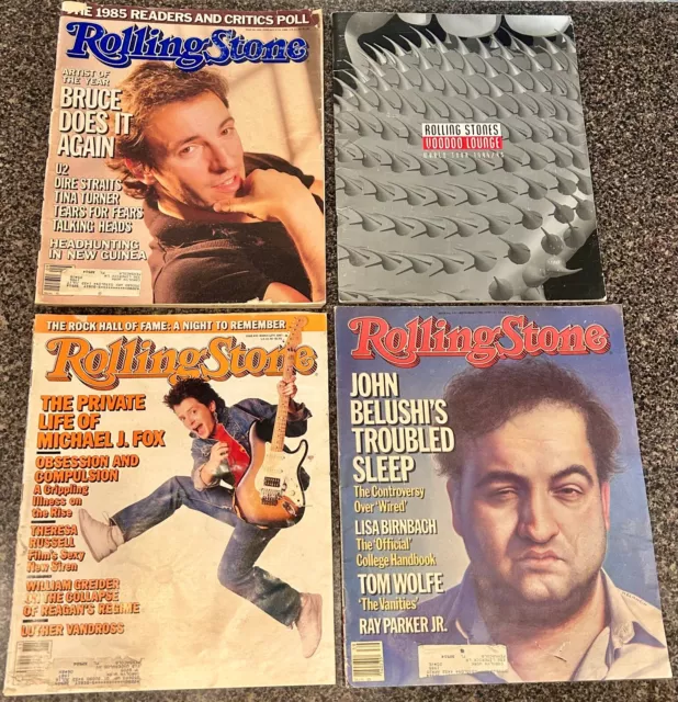 Rolling Stones Magazine Lot of 4 Voodoo Lounge 94/95 and Issue #468, 431, & 495