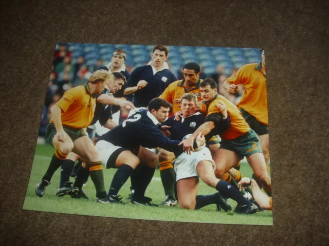 SCOTLAND v AUSTRALIA  Murrayfield Rugby Union 09/11/96  Original PRESS Photo