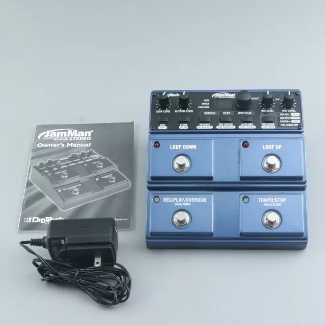 Digitech Jamman Stereo Looper Guitar Effects Pedal P-24631