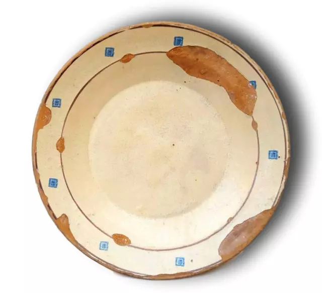 Assiette de Collection Céramique Grottaglie Fine 800 Es. N.3 Vintage Moderne