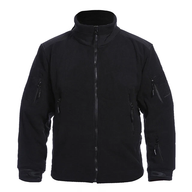 Mens Extra Thick Warm Fleece Heavy Duty Work Jacket Padded Anti Pill Winter Uk~ 7