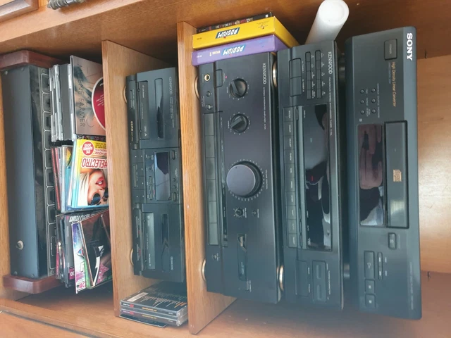 CHAINE HI-FI KENWOOD complète avec platine vinyle et enceintes EUR 250,00 - FR
