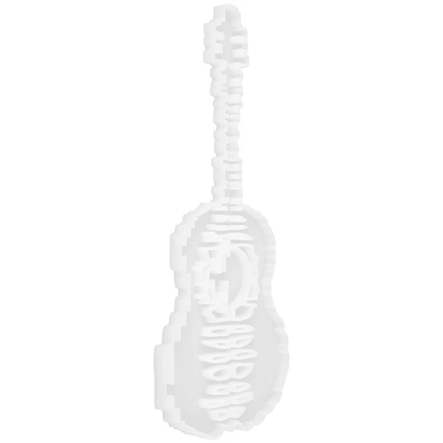 Forma a forma di chitarra, stampo in resina epossidica fai da te, forma per chitarra decorativa,