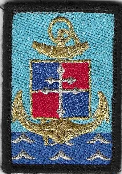 Badge RTNE Région Terre du Nord Est, insigne brodé