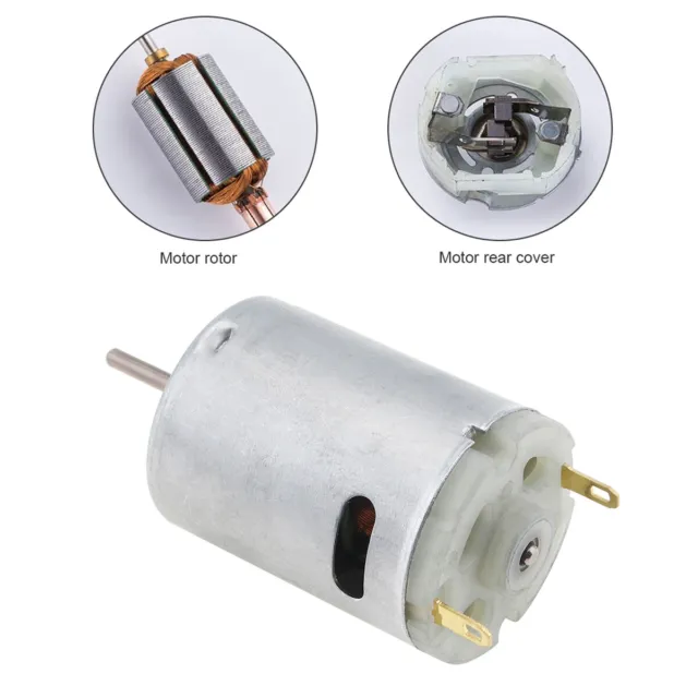 RS-385-2270 DC Motor 12V-24V 15000RPM Low Current Micro Motor with Carbon Brush