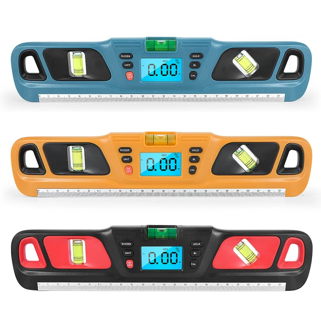 Digital Magnetic Base Level Slope Test Inclinometer Mini Electric Angle Finders