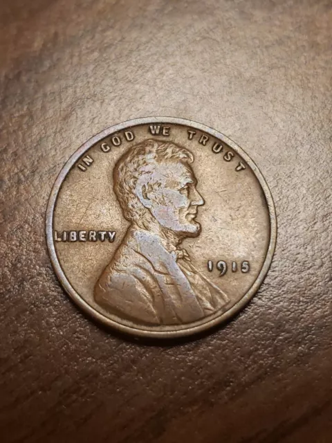 1915 P Lincoln Wheat Cent Penny