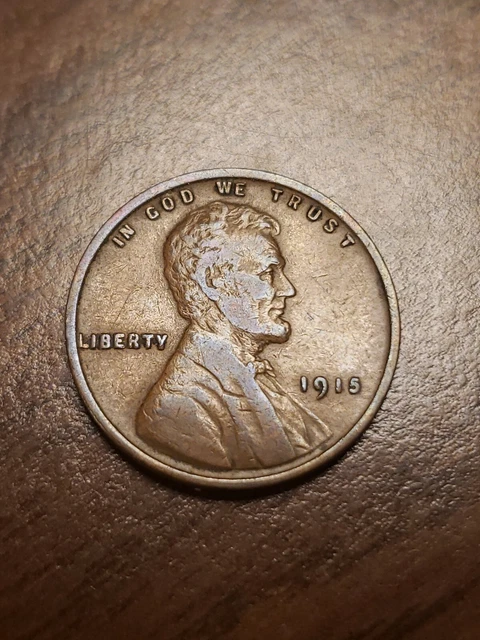 1915 P Lincoln Wheat Cent Penny