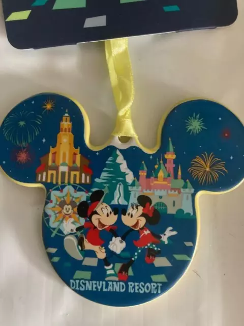 Disneyland Disney Parks  Mickey Flat Icon   Ceramic Ornament  NEW