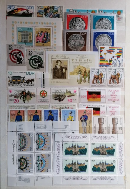Sammlungsauflösung, DDR, Lot aus Jahrgang 1986 postfrisch(2)