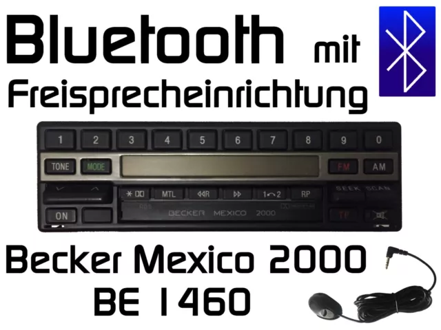 Autoradio Becker Mexico 2000 BE1460 Bluetooth mit Freisprechfunktion nachrüsten