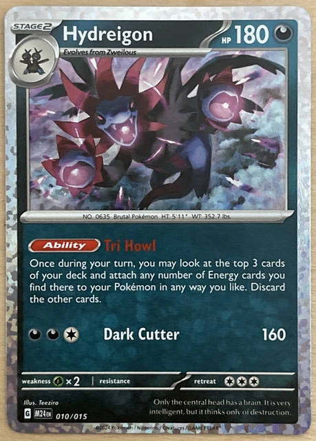 POKEMON TCG - Hydreigon 10/15 - McDonald's Promos 2024 - NM $6.25 -  PicClick CA