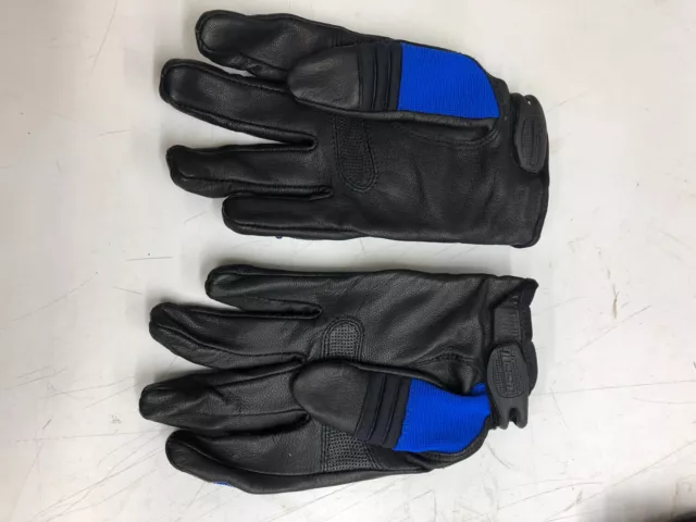 Icon Tarmac 3 Leather Dual Sport Motorcycle Riding Street Racing Gloves Small