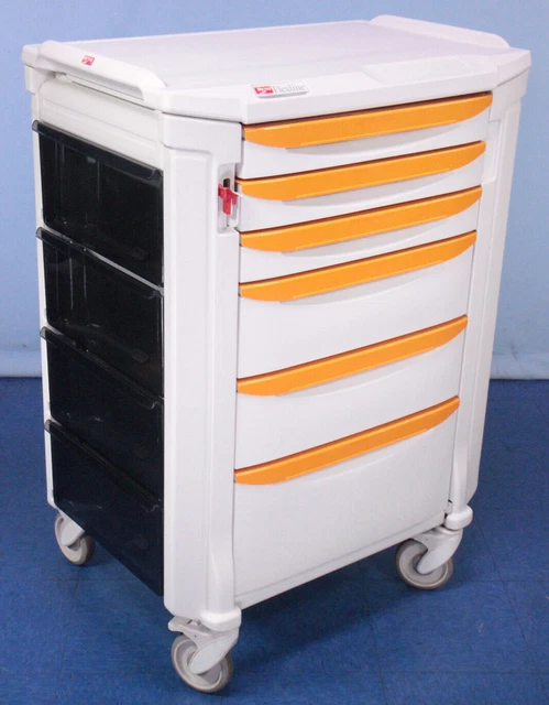 Metro Flexline C05-990B Medical Supply Cart Crash Cart Hospital Cart w/ Warranty