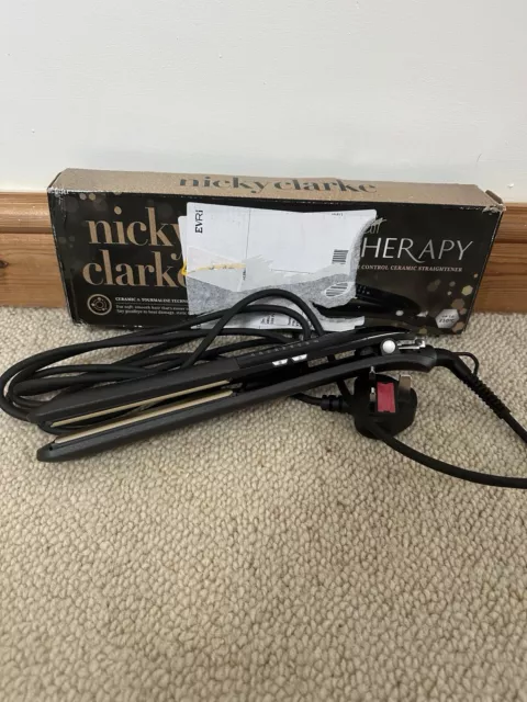 CERAMIC HAIR STRAIGHTENERS Nicky Clarke Hair Therapy Model NSS042 42 Watt 10.00 PicClick UK