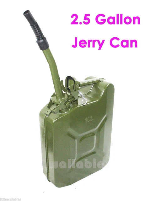 Find 5 Gallon Jerry Can Gas Fuel Steel Tank Green Military NATO Style 20l Storage  I1034268