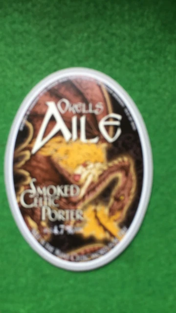 Beer Ale Pump Clip - Okells Aile Celtic Porter Falcon Brewery  (Ii10)
