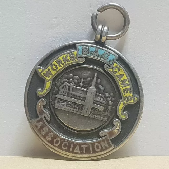 British & Colonial aircraft Company (Bristol ) Cricket Medal Hallmarked silver