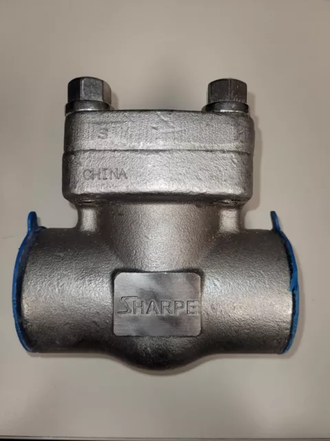 Sharpe Class 800 Series 24836 F316L Stainless Steel Piston Check Valve 1-1/2 New