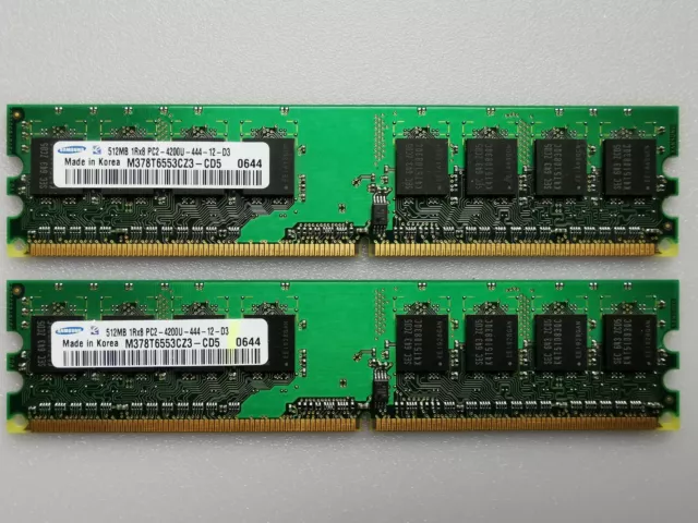 512MB 1GB Memory RAM Desktop PC1 PC2 5300 6400 DDR2 SDRAM 184 240 Pin