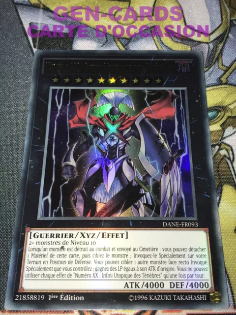 Occasion Carte Yu Gi Oh NUMERO XX : INFINI UTOPIQUE DES TENEBRES DANE-FR093 1ère