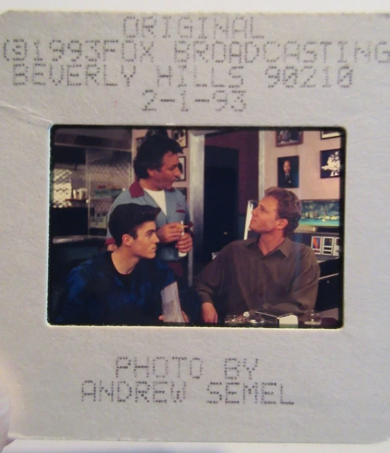 BEVERLY HILLS 90210 original slide Joe Tatu Ian Ziering Jason Priestley 1993 FOX